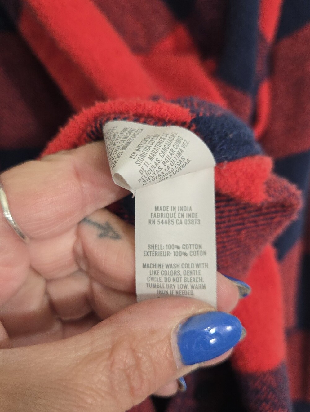 aerie have flannel print Shacket top - Picture 10 of 15